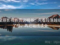 星辰影视折页说明书：先看段落越级了吗，再把轴线读全